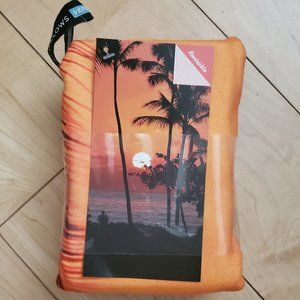 Whitley Willows Microfiber Reversible Beach Towel Sunset 35" x 70"